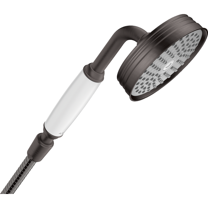 Główka prysznicowa 100 1jet Czarny Chrom Szczotkowany Montreux AXOR 16320340