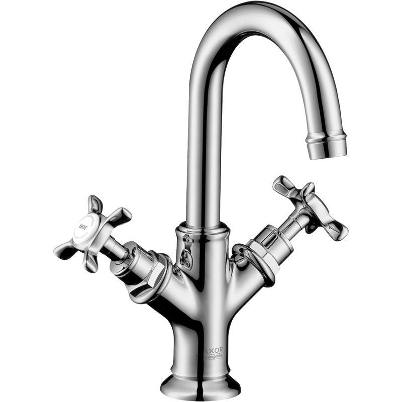 2-uchwytowa Bateria umyw. 160 do małych umywalek z uchwytami krzyżowymi i kpl odpływowym cięgłem Chrom Montreux AXOR 16505000