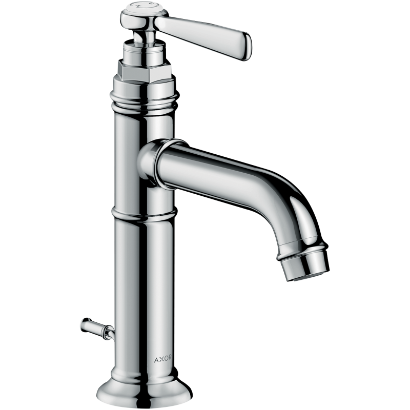 Jednouchwytowa bateria umywalkowa 100 z kompletem odpływowym z cięgłem Chrom Montreux AXOR 16515000