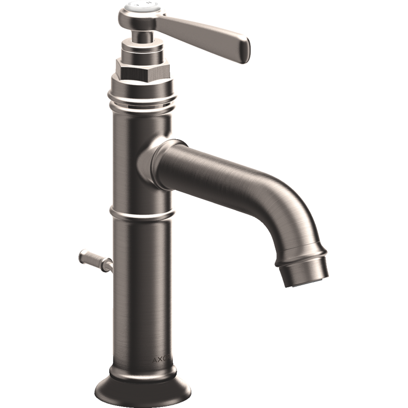 Jednouchwytowa bateria umywalkowa 100 z kompletem odpływowym z cięgłem Stal Szlachetna Optyczna Montreux AXOR 16515800