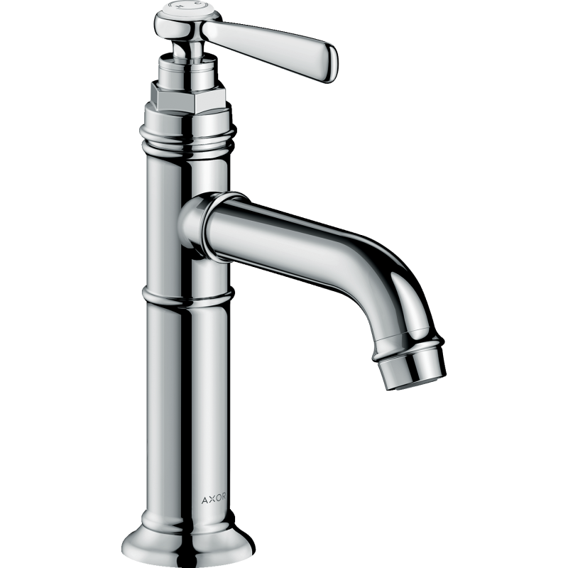 Jednouchwytowa bateria umywalkowa 100 z uchwytem jednoramiennym i niezamykanym kompletem odpływowym Chrom Montreux AXOR 16516000