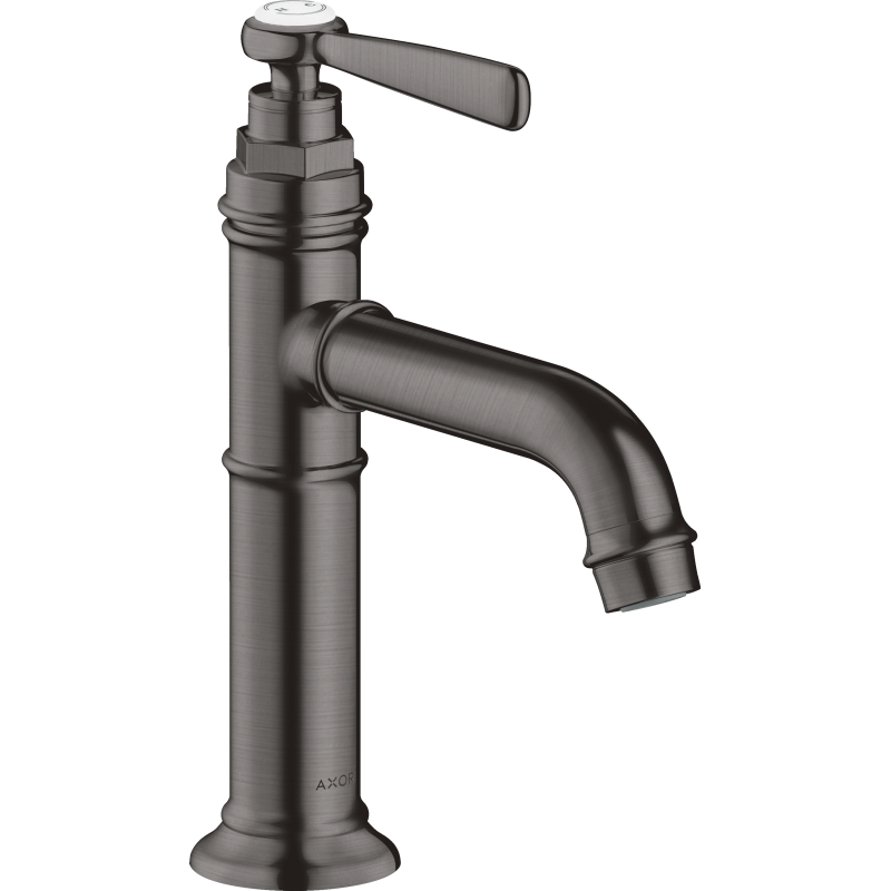 Bateria umywalkowa 100 z uchwytem jednoramiennym i niezamykanym kpl odpływowym Czarny Chrom Szczotkowany Montreux AXOR 16516340