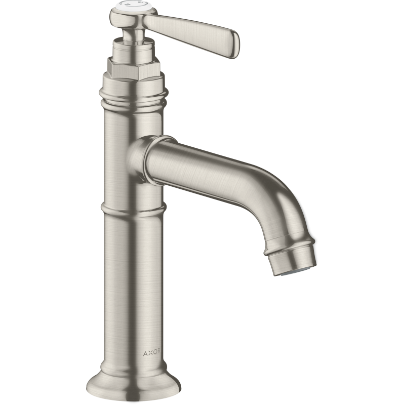 Bateria umywalkowa 100 z uchwytem jednoramiennym i niezamykanym kpl odpływowym Stal Szlachetna Optyczna Montreux AXOR 16516800