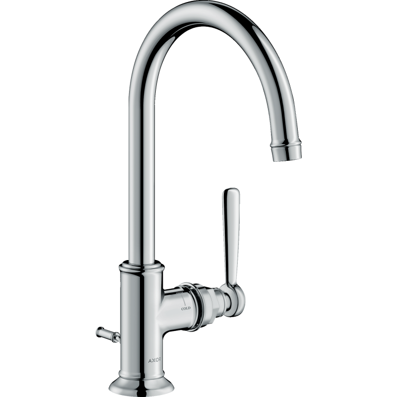 Jednouchwytowa bateria umywalkowa 210 z kompletem odpływowym z cięgłem Chrom Montreux AXOR 16517000