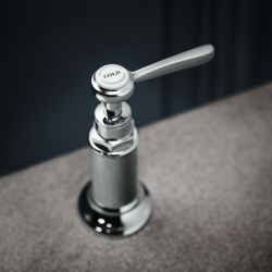 3-otworowa bateria umywalkowa 30 z uchwytami jednoramiennymi i kompletem odpływowym z cięgłem Chrom Montreux AXOR 16535000