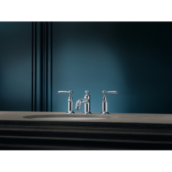 3-otworowa bateria umywalkowa 30 z uchwytami jednoramiennymi i kompletem odpływowym z cięgłem Chrom Montreux AXOR 16535000