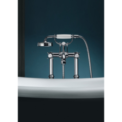 2-uchwytowa bateria wannowa z uchwytami krzyżowymi, wolnostojąca Chrom Montreux AXOR 16547000