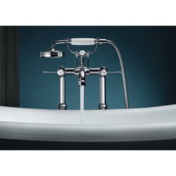 2-uchwytowa bateria wannowa z uchwytami jednoramiennymi, wolnostojąca Chrom Montreux AXOR 16553000