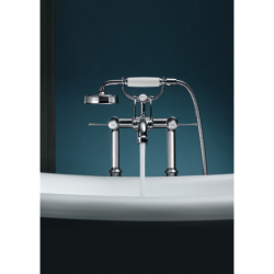 2-uchwytowa bateria wannowa z uchwytami jednoramiennymi, wolnostojąca Chrom Montreux AXOR 16553000