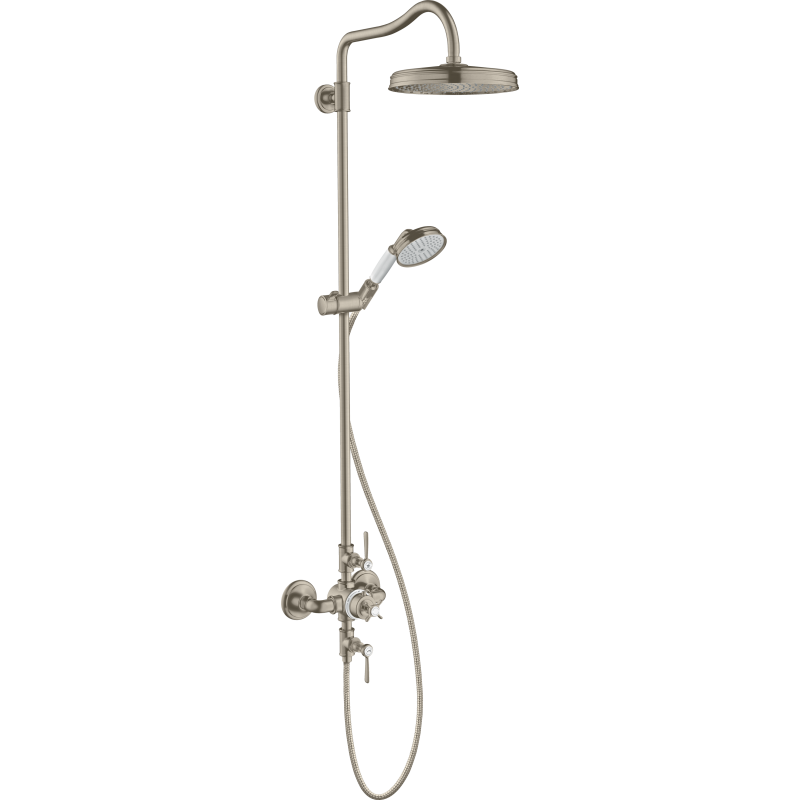 Komplet prysznicowy 240 1jet z termostatem Nikiel Szczotkowany Montreux AXOR 16572820