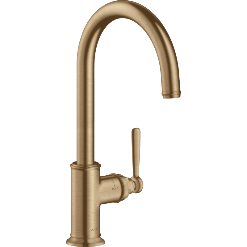 Jednouchwytowa bateria kuchenna 260 z obrotową wylewką Brąz Szczotkowany Montreux AXOR 16580140