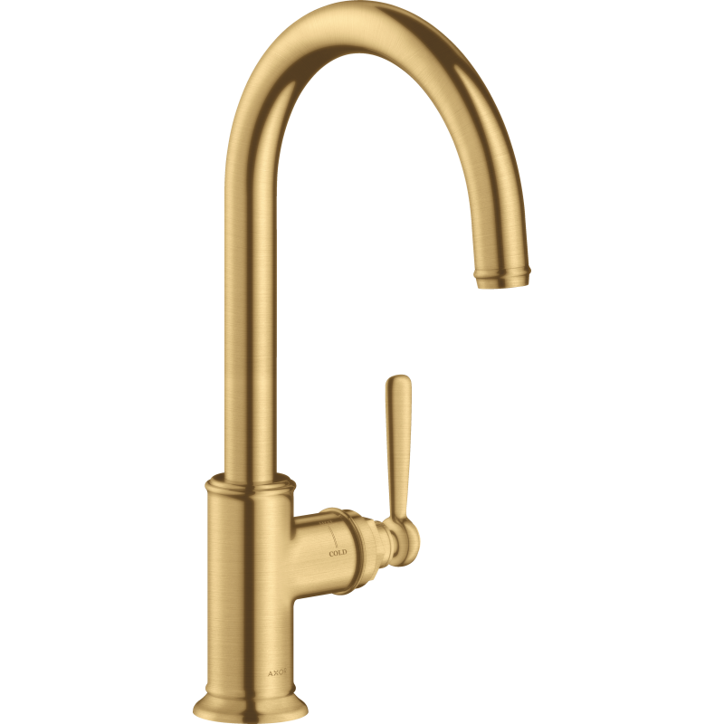 Jednouchwytowa bateria kuchenna 260 z obrotową wylewką Złoty Optyczny Szczotkowany Montreux AXOR 16580250