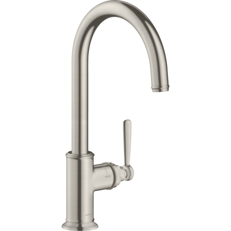 Jednouchwytowa bateria kuchenna 260 z obrotową wylewką Stal Szlachetna Finish Montreux AXOR 16580800