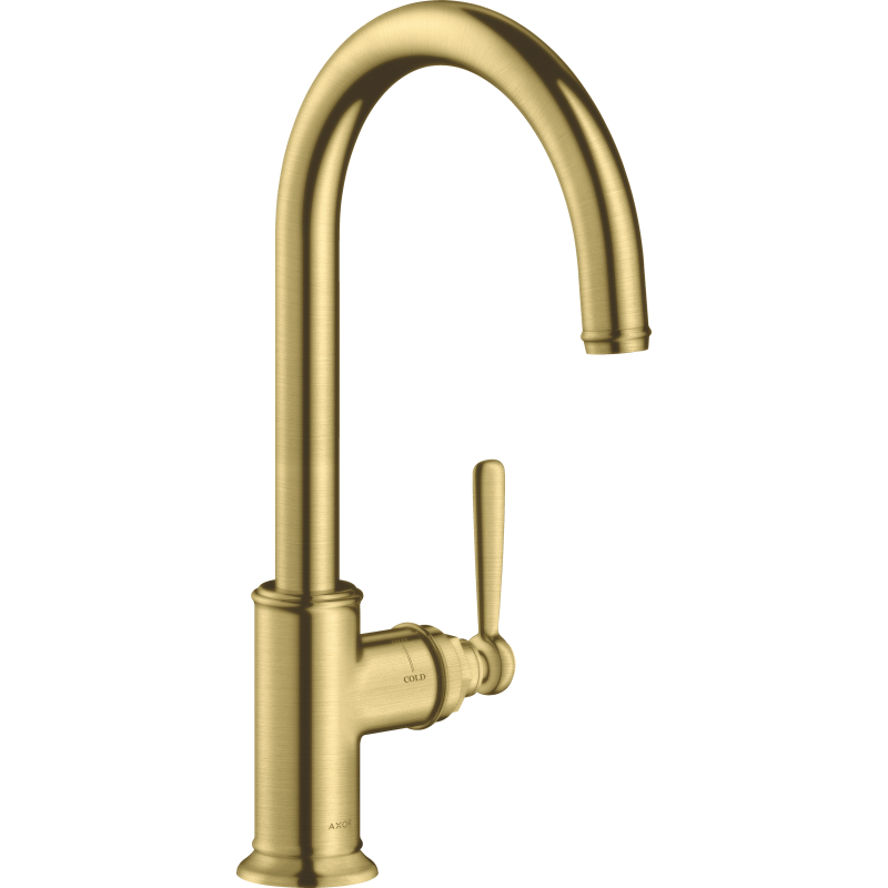 Jednouchwytowa bateria kuchenna 260 z obrotową wylewką Mosiądz Szczotkowany Montreux AXOR 16580950