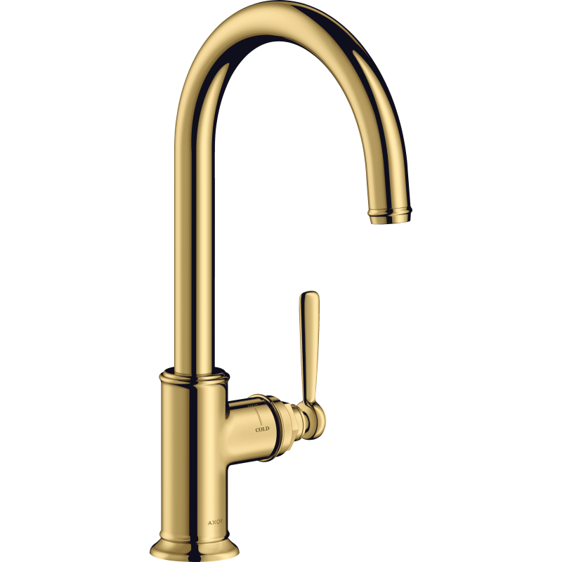 Jednouchwytowa bateria kuchenna 260 z obrotową wylewką Złoty Optyczny Polerowany Montreux AXOR 16580990