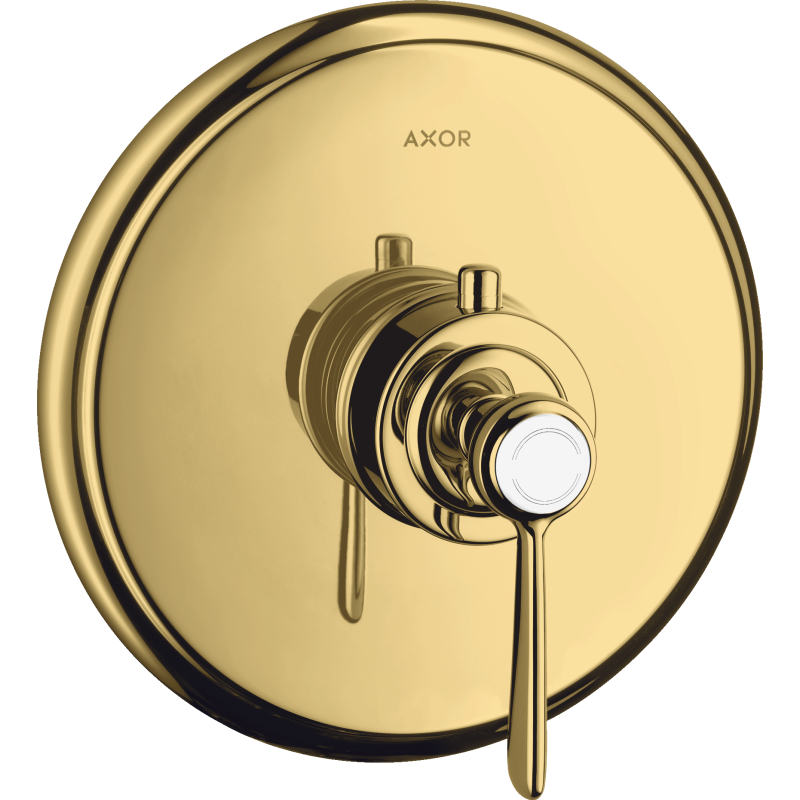 Bateria termostatyczna z uchwytem jednoramiennym, podtynkowa Złoty Optyczny Polerowany Montreux AXOR 16823990