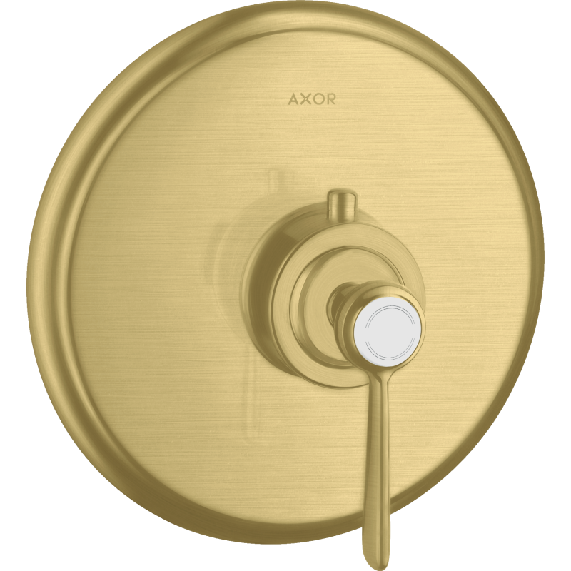 Bateria termostatyczna HighFlow z uchwytem jednoramiennym, podtynkowa Mosiądz Szczotkowany Montreux AXOR 16824950