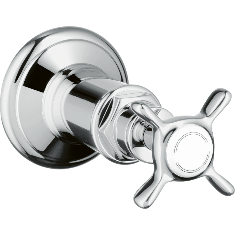 Zawór odcinający z uchwytem krzyżowym, podtynkowy Chrom Montreux AXOR 16871000