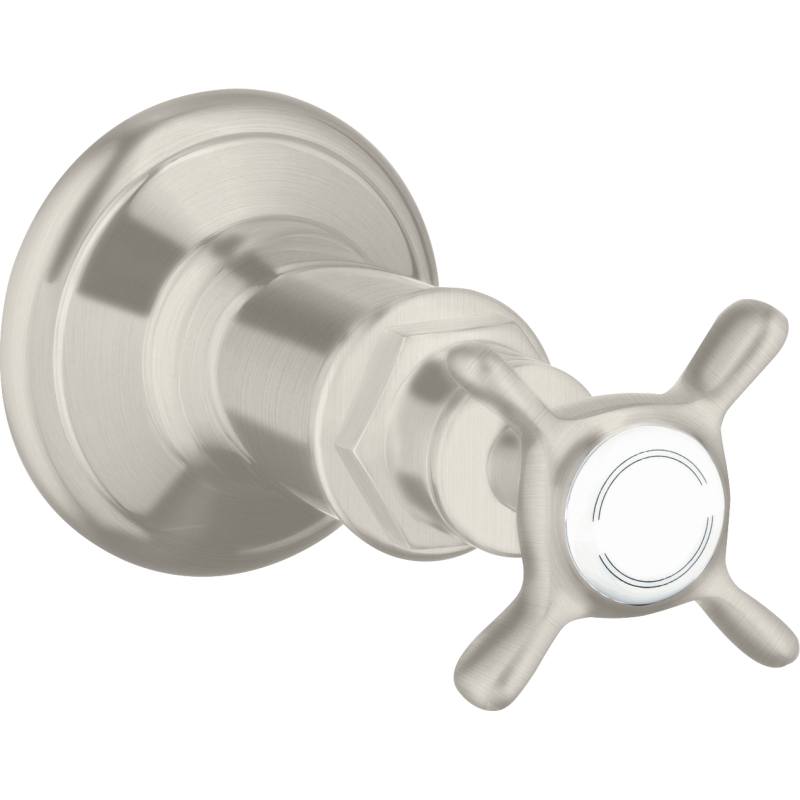 Zawór odcinający z uchwytem krzyżowym, podtynkowy Stal Szlachetna Optyczna Montreux AXOR 16871800