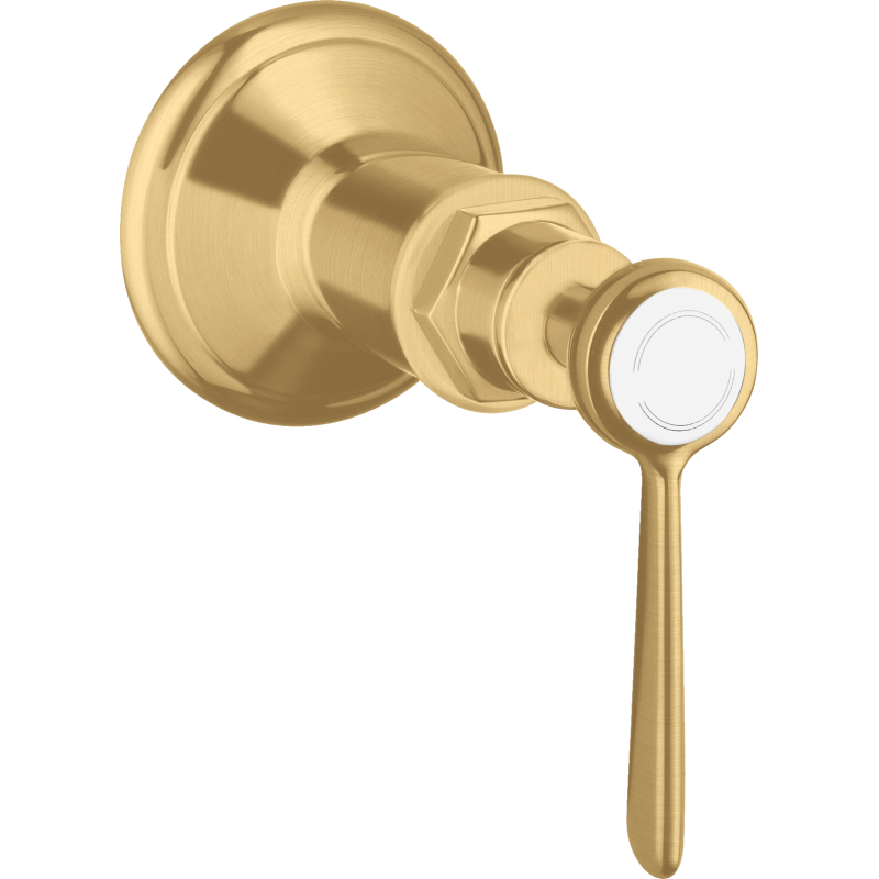 Zawór odcinający z uchwytem jednoramiennym, podtynkowy Złoty Optyczny Szczotkowany Montreux AXOR 16872250