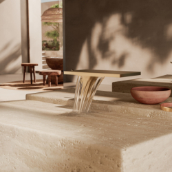 Jednouchwytowa bateria umywalkowa 110 z niezamykanym kompletem odpływowym Złoty Optyczny Szczotkowany Massaud AXOR 18010250