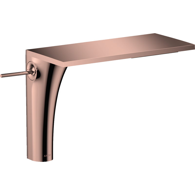 Bateria umywalkowa 220 do umywalek nablatowych z niezamykanym kpl odpływowym Czerwony Złoty Polerowany Massaud AXOR 18020300