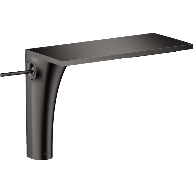 Bateria umywalkowa 220 do umywalek nablatowych z niezamykanym kpl odpływowym Czarny Chrom Szczotkowany Massaud AXOR 18020340