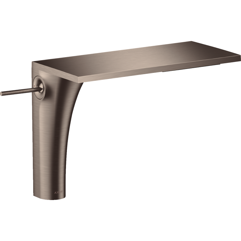 Bateria umywalkowa 220 do umywalek nablatowych z niezamykanym kpl odpływowym Nikiel Szczotkowany Massaud AXOR 18020820