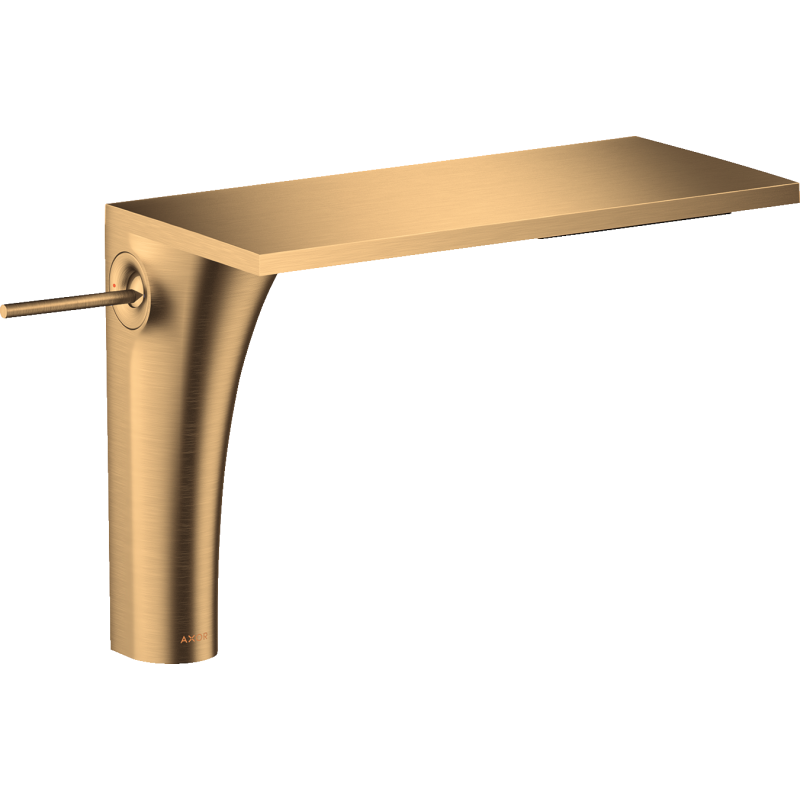 Bateria umywalkowa 220 do umywalek nablatowych z niezamykanym kpl odpływowym Mosiądz Szczotkowany Massaud AXOR 18020950