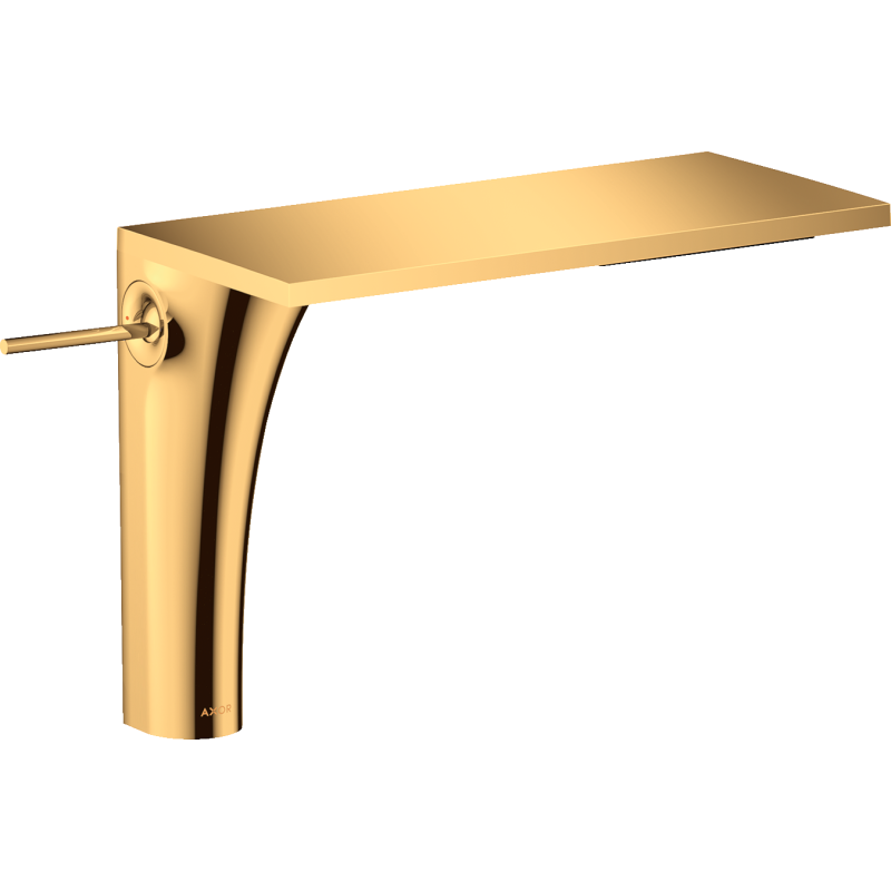 Bateria umywalkowa 220 do umywalek nablatowych z niezamykanym kpl odpływowym Złoty Optyczny Polerowany Massaud AXOR 18020990