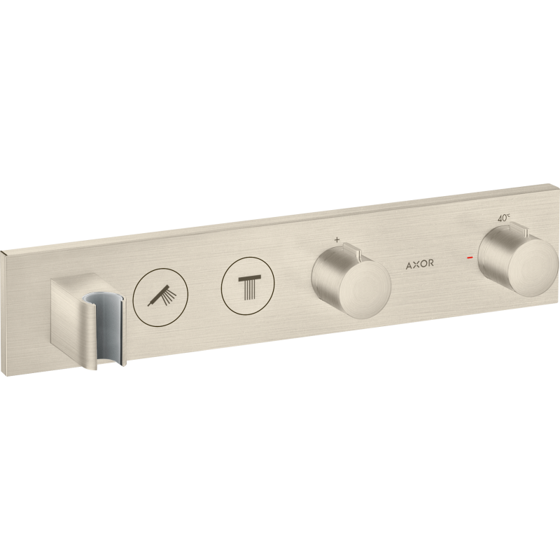 Moduł termostatyczny 460/90 do 2 odbiorników, podtynkowy Nikiel Szczotkowany ShowerSolutions AXOR 18355820