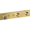 Moduł termostatyczny 460/90 do 2 odbiorników, podtynkowy Złoty Optyczny Polerowany ShowerSolutions AXOR 18355990