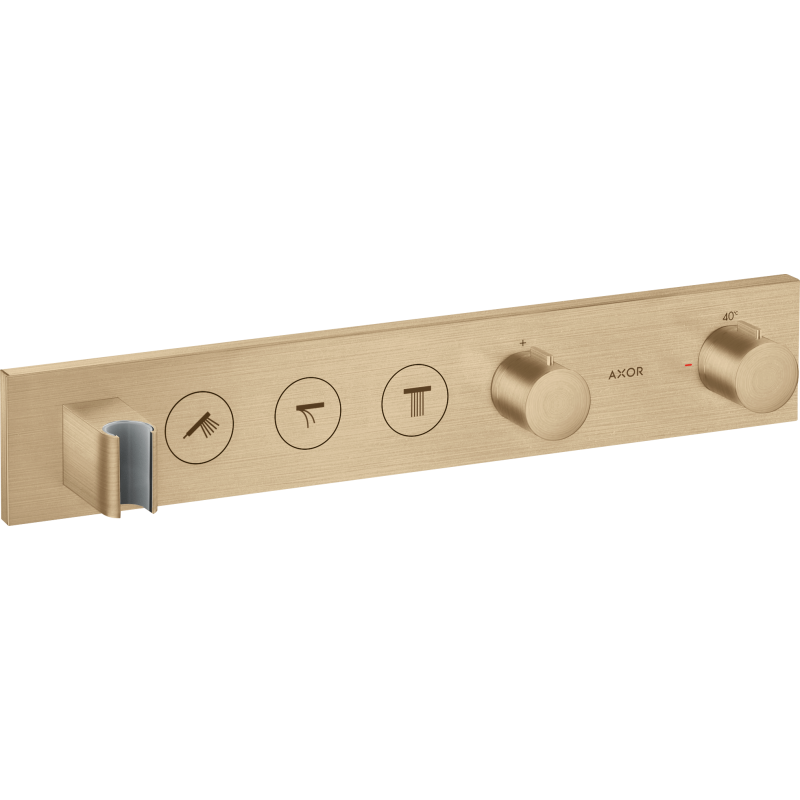Moduł termostatyczny Select 530/90 do 3 odbiorników, podtynkowy Brąz Szczotkowany ShowerSolutions AXOR 18356140