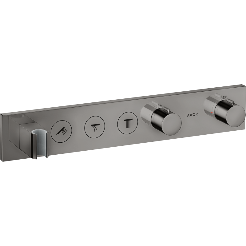 Moduł termostatyczny Select 530/90 do 3 odbiorników, podtynkowy Czarny Chrom Polerowany ShowerSolutions AXOR 18356330