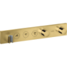Moduł termostatyczny Select 530/90 do 3 odbiorników, podtynkowy Złoty Optyczny Polerowany ShowerSolutions AXOR 18356990