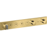 Moduł termostatyczny Select 600/90 do 4 odbiorników, podtynkowy Złoty Optyczny Polerowany ShowerSolutions AXOR 18357990