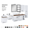 SZAFKA KWADRO PLUS 80 2S WHITE HG ELITA 166713