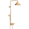 Komplet prysznicowy 240 2jet z termostatem Mosiądz Szczotkowany Showers/Front AXOR 26020950