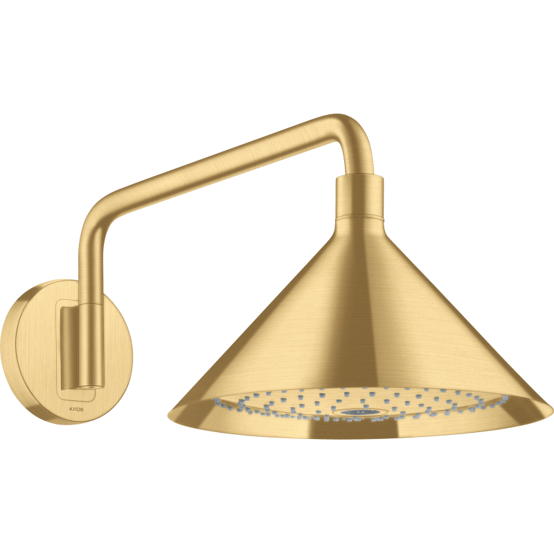 Głowica prysznicowa 240 2jet z ramieniem prysznicowym Złoty Optyczny Szczotkowany Showers/Front AXOR 26021250