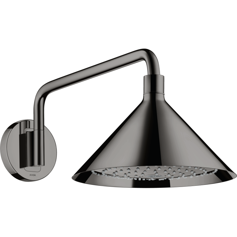Głowica prysznicowa 240 2jet z ramieniem prysznicowym Czarny Chrom Polerowany Showers/Front AXOR 26021330