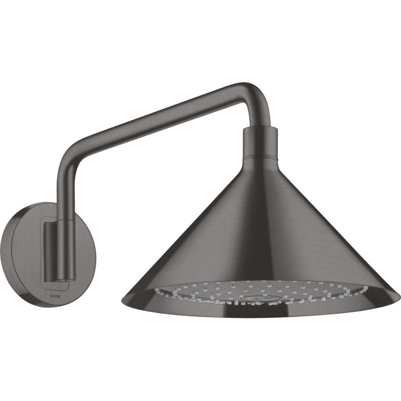 Głowica prysznicowa 240 2jet z ramieniem prysznicowym Czarny Chrom Szczotkowany Showers/Front AXOR 26021340