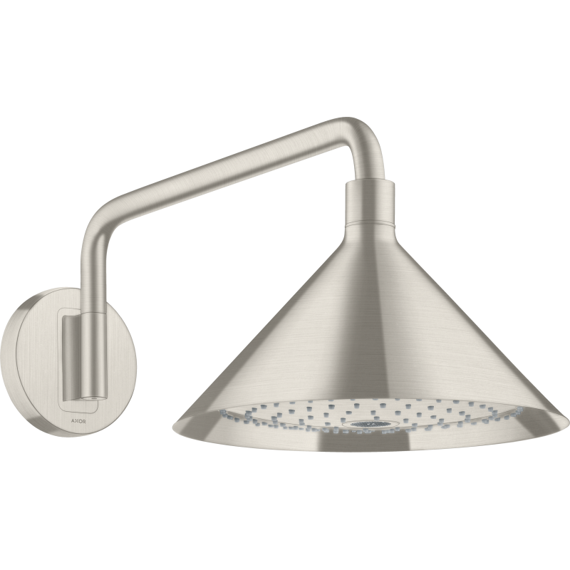 Głowica prysznicowa 240 2jet z ramieniem prysznicowym Stal Szlachetna Optyczna Showers/Front AXOR 26021800