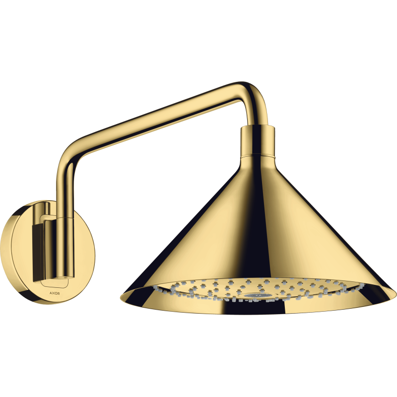 Głowica prysznicowa 240 2jet z ramieniem prysznicowym Złoty Optyczny Polerowany Showers/Front AXOR 26021990