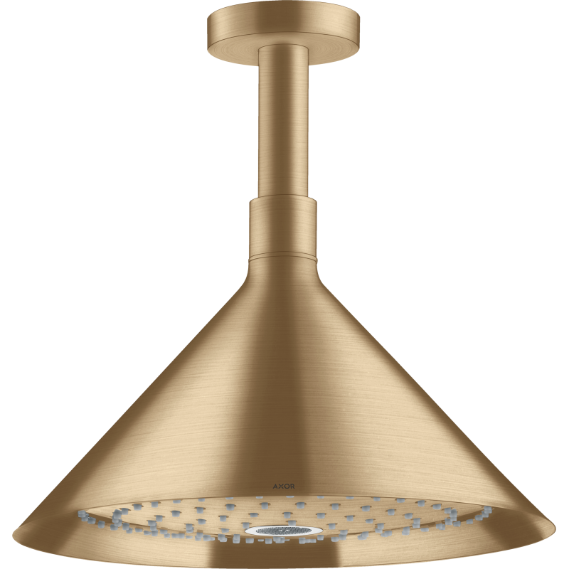 Głowica prysznicowa 240 2jet z przyłączem sufitowym Brąz Szczotkowany Showers/Front AXOR 26022140