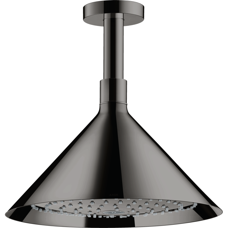 Głowica prysznicowa 240 2jet z przyłączem sufitowym Czarny Chrom Polerowany Showers/Front AXOR 26022330