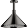 Głowica prysznicowa 240 2jet z przyłączem sufitowym Czarny Chrom Polerowany Showers/Front AXOR 26022330