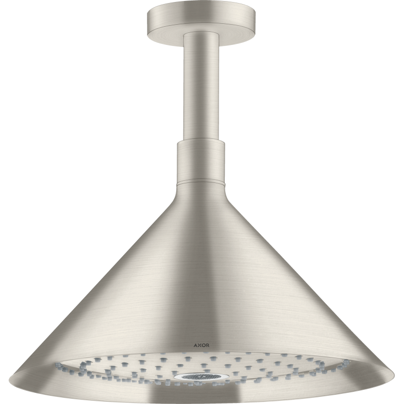 Głowica prysznicowa 240 2jet z przyłączem sufitowym Stal Szlachetna Optyczna Showers/Front AXOR 26022800