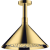 Głowica prysznicowa 240 2jet z przyłączem sufitowym Złoty Optyczny Polerowany Showers/Front AXOR 26022990