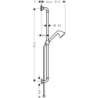 Zestaw prysznicowy 0,90 m z główką prysznicową 85 1jet EcoSmart Brąz Szczotkowany Showers/Front AXOR 26023140