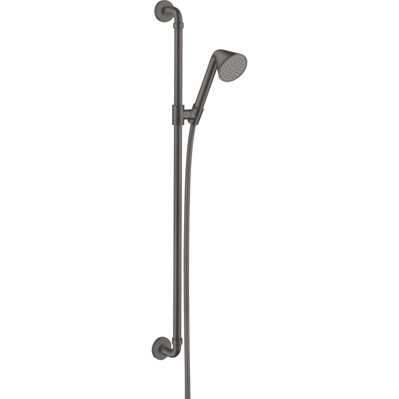 Zestaw prysznicowy 0,90 m z główką prysznicową 85 1jet EcoSmart Czarny Chrom Szczotkowany Showers/Front AXOR 26023340